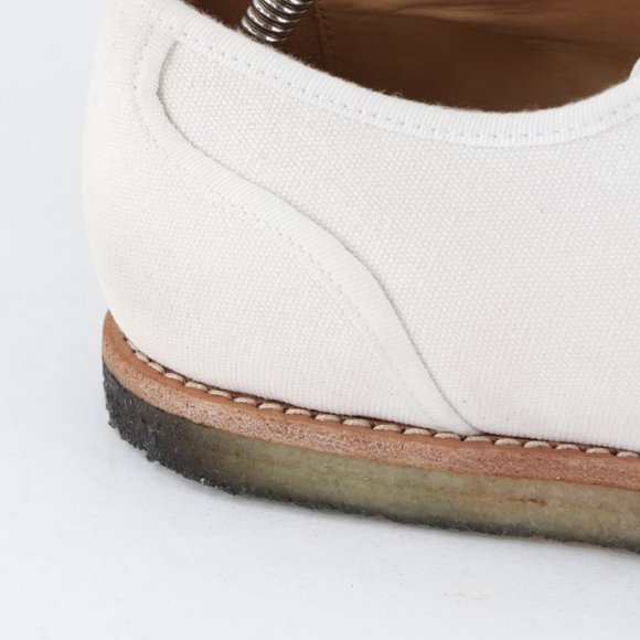 APC Paris Canvas Crepe Derby Oxford Shoes White 9 main image 4